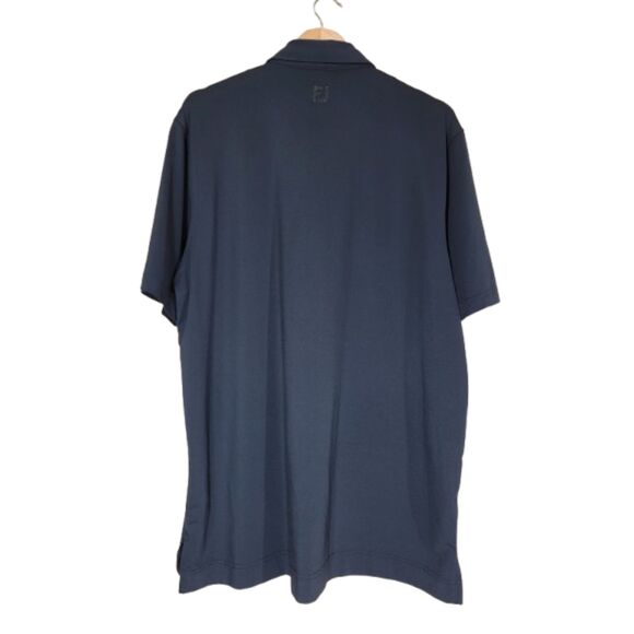 FootJoy Captain Morgan Black Polo Shirt - Large - Picture 2 of 8